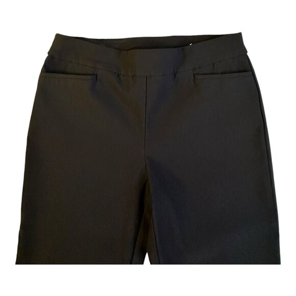 Perfect Stretch by Chicos Black Pockets Pull On Capri Size 0R - Picture 2 of 13